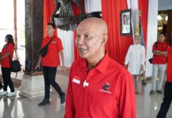 Ketua DPD PDI Perjuangan Jatim, Said Abdullah di Surabaya, Kamis (19/6/2025) 