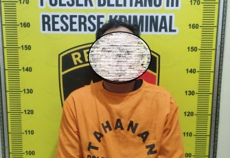 Terduga Pelaku Saat Diamankan