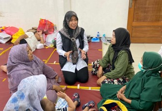Wakil Ketua DPRD Jawa Timur (Jatim) Sri Wahyuni, usai mengunjungi lokasi bencana bersama wakil gubernur Jawa Timur Emil Elestianto Dardak, Kamis (02/10/25)