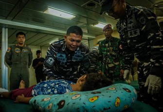 TNI AL Telah Evakuasi Anak 9 Tahun yang Alami Patah Kaki 