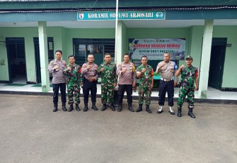 Sinergitas TNI Polri Ciptakan Kamtibmas Dalam Rangka Cooling System di Wilayah Pacitan