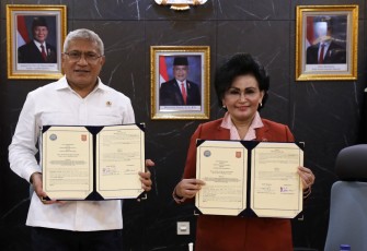 Kepala BNN, Marthinus Hukom dan Ketua Umum KOWANI, Nanik Hadi Tjahyanto Perkuat Sinergi