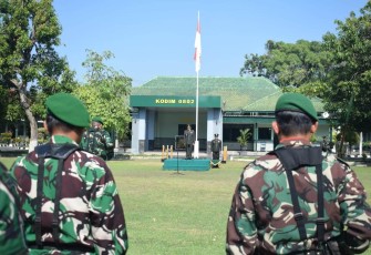Upacara Hari Kesaktian Pancasila di Kodim 0802/Ponorogo 