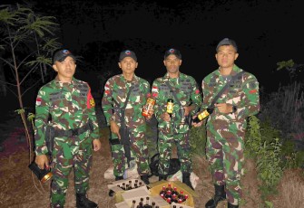 Satgas Yonarhanud 2 Kostrad Gagalkan upaya penyelundupan miras