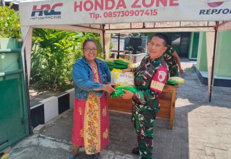 Gerakan pangan murah Koramil 0803-15/Kartoharjo 