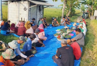 Syukuran tradisi Metil di wilayah desa binaan 