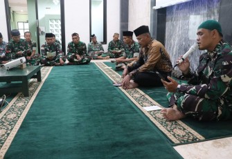 Doa bersama prajurit Kodim 0807/Tulungagung 