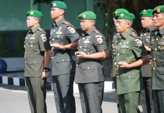 Dandim 0803/Madiun saat Hadiri Upacara Peringatan Hari Juang TNI AD ke-80