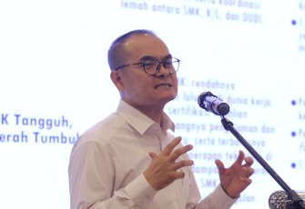 Direktur Jenderal Pendidikan Vokasi PKPLK, Tatang Muttaqin