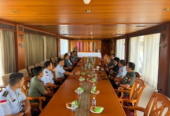 Audiensi Personel TNI di KBRI Canberra