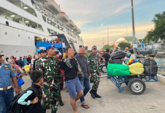 TNI AL Berhasil Tangkap Pelaku Pencurian di Atas Kapal Pelni KM Bukit Siguntang