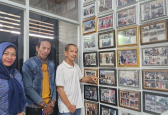 Ketua Pewarta Polrestabes Medan Bersama Anggota Usai Jumat Berkah