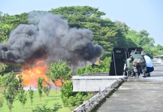 Demo EOD di Depohar 60 Magetan, Rabu (16/4)