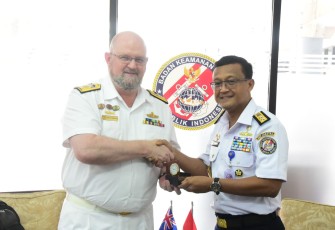 Bakamla RI Terima Kunjungan Chief of Operations Maritime Border Command Australia