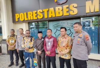 Jajaran Polda Sumut Bersama Kompolnas Poto Bersama.