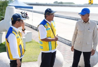 Menteri PU Tinjau Infrastruktur Pengendali Banjir Bandara Yogyakarta Internasional Airport