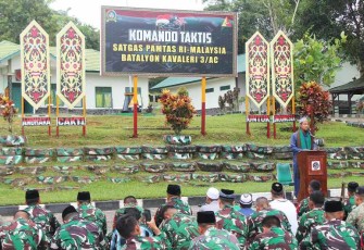 Khotib salat Iduladha di makotis Satgas Yonkav 3/AC, Jum'at (6/6)