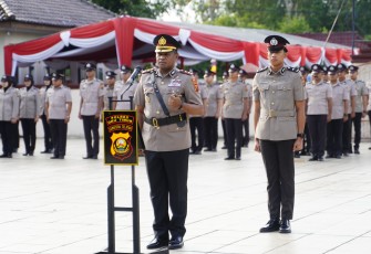 Polres Oku Timur Laksanakan Giat Ziarah dan Tabur Bunga