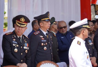 Perkuat Sinergi Karutan Kelas I Medan Hadiri Upacara dan Syukuran Hari Bhayangkara KE-79 di Mapolda Sumut