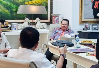 Anggota DPR RI sekaligus Ketua Umum Ikatan Motor Indonesia (IMI) Bambang Soesatyo 