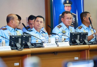 Dankoharmatau Hadiri Rapat Penajaman RKA-KL TNI AU 2026