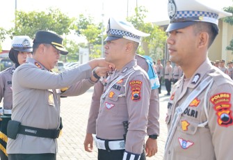Polres Sukoharjo Gelar Apel Operasi Patuh Candi 2025