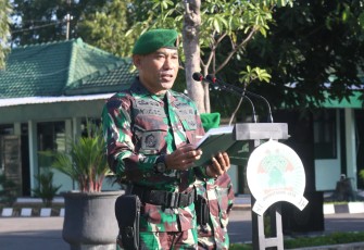 Kodim Ponorogo Gelar Upacara Bendera 17-an, Irup Bacakan Empat Penekanan Kasad