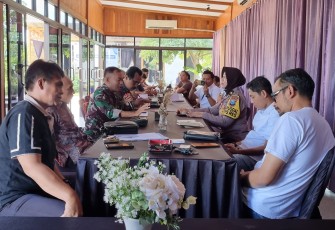 Kolaborasi TNI dan Bulog Gelar Rapat Persiapan Penyaluran Beras SPHP di Wilayah Pacitan