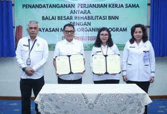 BNN RI Jalin Kerja Sama Dengan Yayasan Mitra Organik Program 