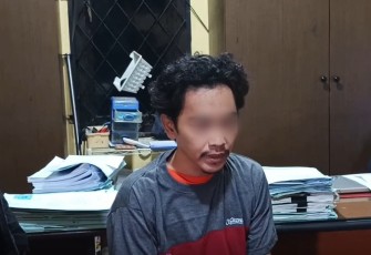 Terduga Pelaku Saat Diamankan 