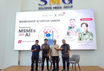 Pelatihan AI pelaku UMKM di Griya Solopos