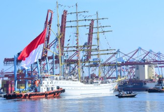 KRI Bima Suci Lanjutkan Misi Pelayaran 