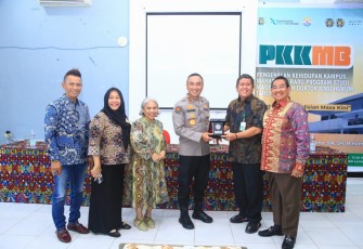 Kadivhumas Polri Irjen Pol. Sandi Nugroho mengisi materi dalam kuliah umum di Fakultas Hukum Universitas Sumatera Utara (USU)