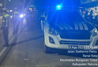 Satlantas Polres Natuna Gelar Patroli Malam