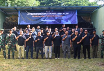 Kantor Wilayah Bea dan Cukai Aceh menggelar latihan menembak pada Selasa, 26 Agustus 2025, bertempat di Lapangan Tembak Polisi Militer Kodam Iskandar Muda (POMDAM IM) mulai pukul 07.30 WIB hingga selesai