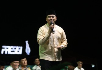  Suasana religius menyelimuti Tabligh Akbar peringatan Maulid Nabi Muhammad SAW 1447 H, yang digelar Polda Kalimantan Tengah (Kalteng) di Lapangan Barigas, Jl. Tjilik Riwut Km.1, Kota Palangka Raya, Kamis (4/9/2025) 