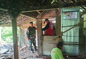 Pembangunan MCK di wilayah Kodim Madiun