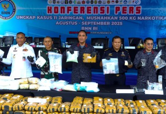BNN RI juga membongkar kasus Clandestine Laboratory jenis sabu dengan skala home industri, kemudian mengamankan vape yang mengandung narkotika dan obat berbahaya