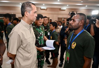 300 Transmigran Siap Ditempa Karakternya Dalam Latihan Komponen Cadangan