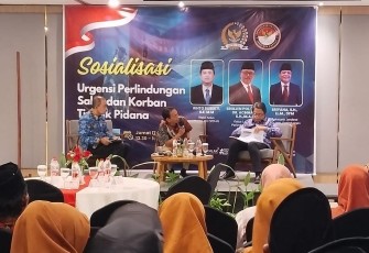 Anggota Komisi III DPR RI, Rinto Subekti, bersama LPSK menggelar sosialisasi Urgensi Perlindungan Saksi dan Korban Tindak Pidana di Tawangmangu, Karanganyar, Jumat (17/10/2025)