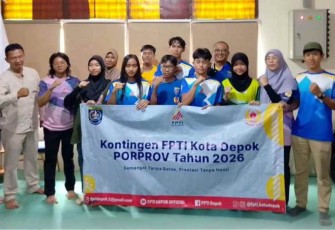 KONI dan Disporyata Depok Lepas Atlet Panjat Tebing ke BK Porprov XV Jabar 2025