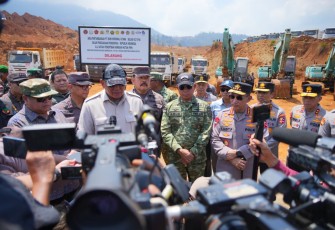 Panglima TNI Bersama Menhan RI Tinjau Keberhasilan Satgas PKH Tertibkan Tambang Nikel Ilegal di Morowali Sulteng