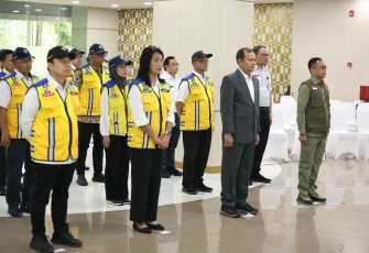 BNPB Hadiri Apel Siaga Bencana Kementerian Pekerjaan Umum