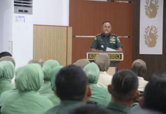Penyuluhan hukum prajurit Kodim Madiun