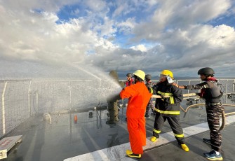 Prajurit KRI Banda Aceh-539 Asah Profesionalisme di Samudera Hindia 