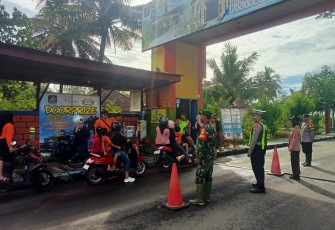 Pengamanan Nataru objek wisata Pantai Teleng Ria 