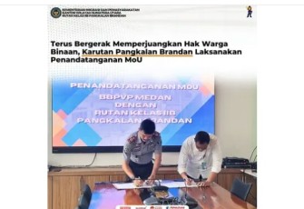 Karutan Pangkalan Brandan pada Kegiatan MoU
