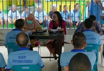 Momen Rutan Pangkalan Brandan Gelar Skining Napza.