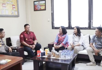 Kapolresta Denpasar Kombes Pol Muhammad Iqbal Simatupang menerima audiensi Ka Lapas Kerobokan 