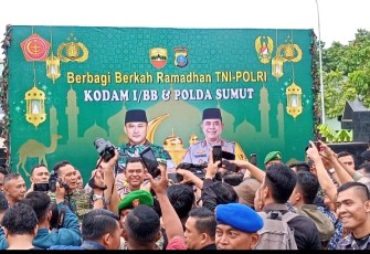 Kodam I/BB dan Polda Sumut Gelar Kegiatan Sosial Berbagi Berkah di Bulan Ramadan 1446 H Tahun 2025.